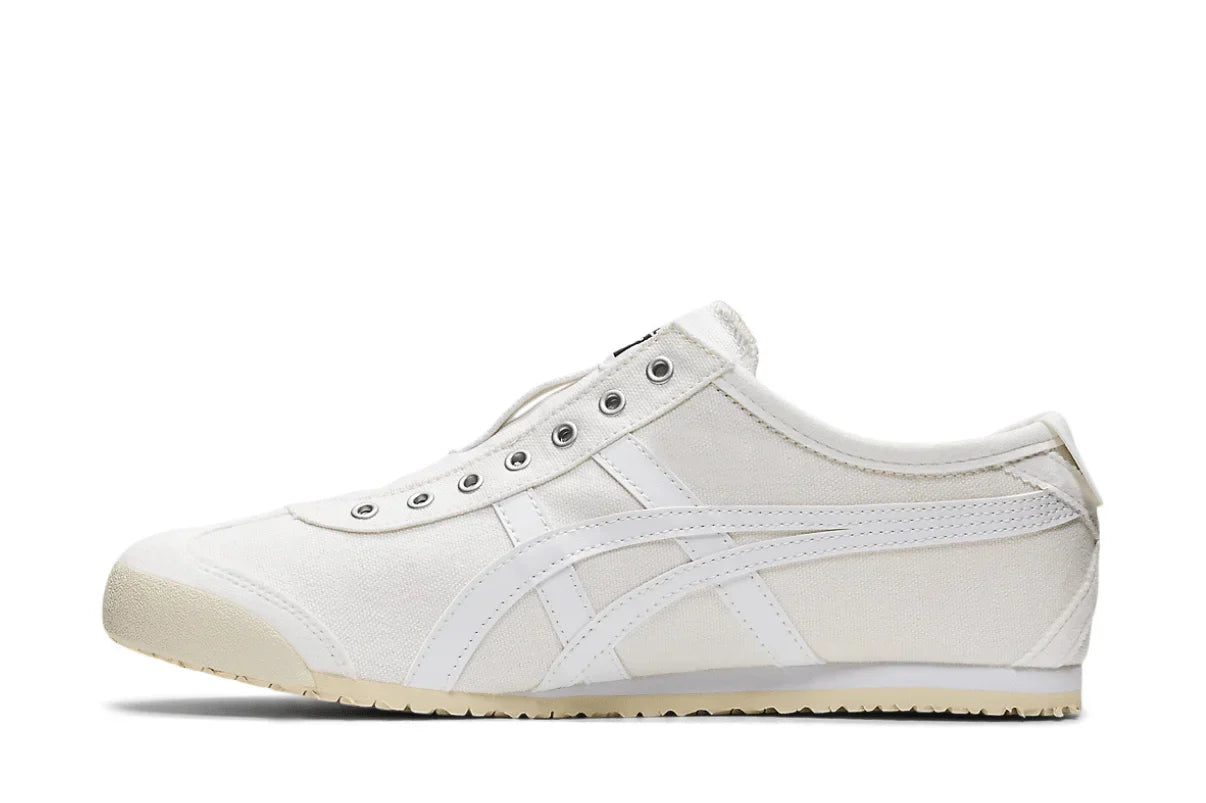 Tênis Onitsuka Tiger Mexico 66 Slip-On White Branco detalhe interno