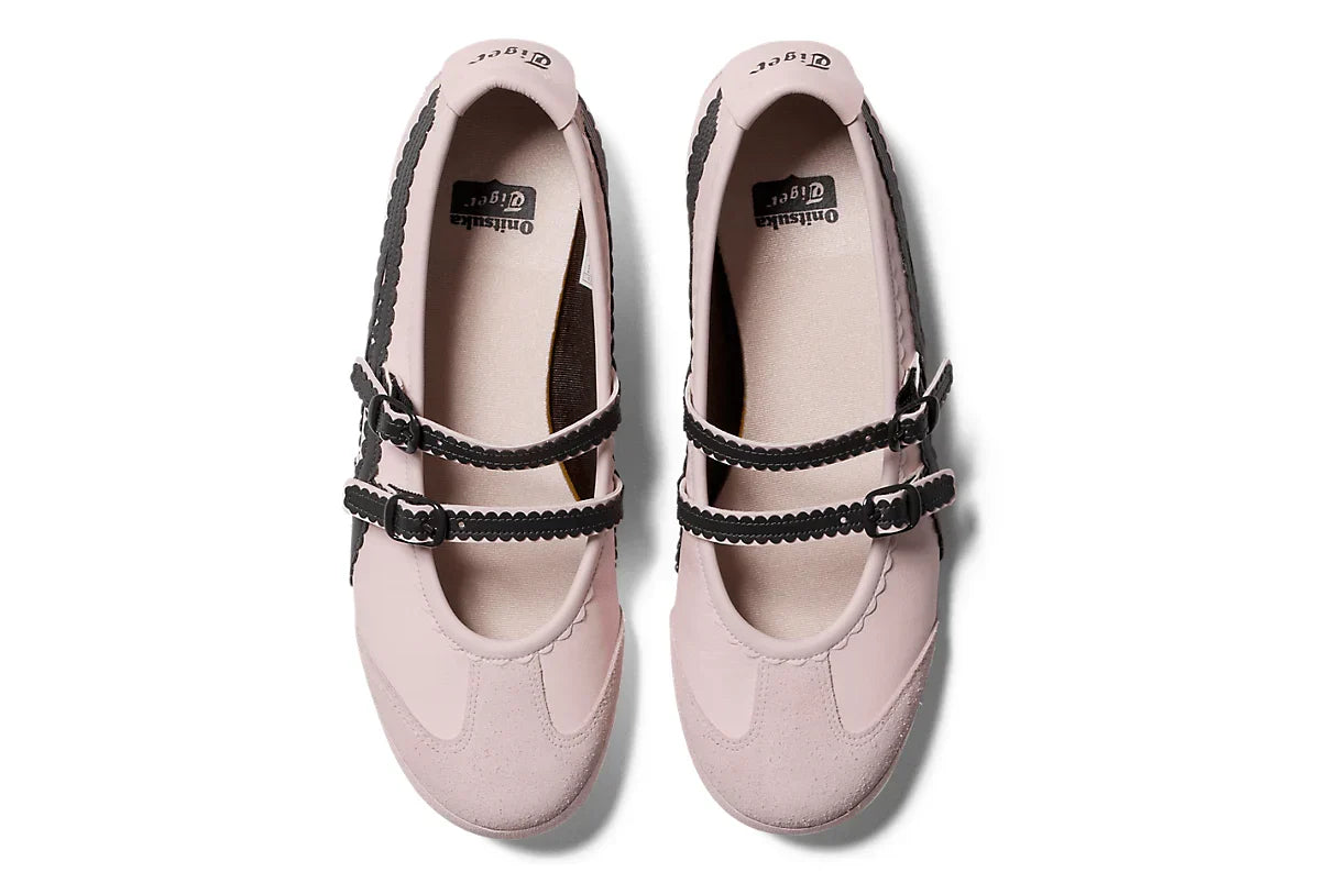 Tênis Onitsuka Tiger Mexico 66 TGRS Crystal Pink/Graphite Grey Rosa vista traseira
