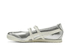 Tênis Onitsuka Tiger Mexico 66 TGRS Silver Cream Prateado detalhe do solado