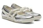 Tênis Onitsuka Tiger Mexico 66 TGRS Silver Cream Prateado vista traseira