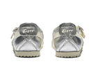 Tênis Onitsuka Tiger Mexico 66 TGRS Silver Cream Prateado detalhe lateral