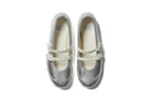 Tênis Onitsuka Tiger Mexico 66 TGRS Silver Cream Prateado detalhe interno
