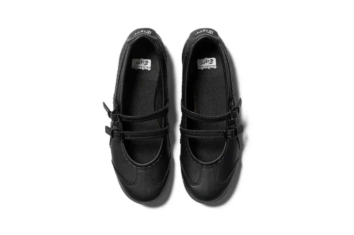 Tênis Onitsuka Tiger Mexico 66 TGRS Triple Black Preto detalhe interno