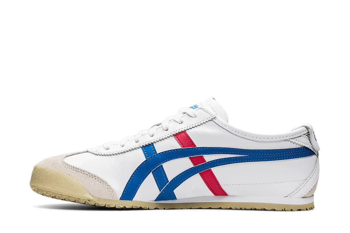 Tênis Onitsuka Tiger Mexico 66 White Blue Branco detalhe do solado