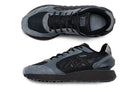 Tênis Onitsuka Tiger Moage Black Carrier Grey Preto detalhe do material