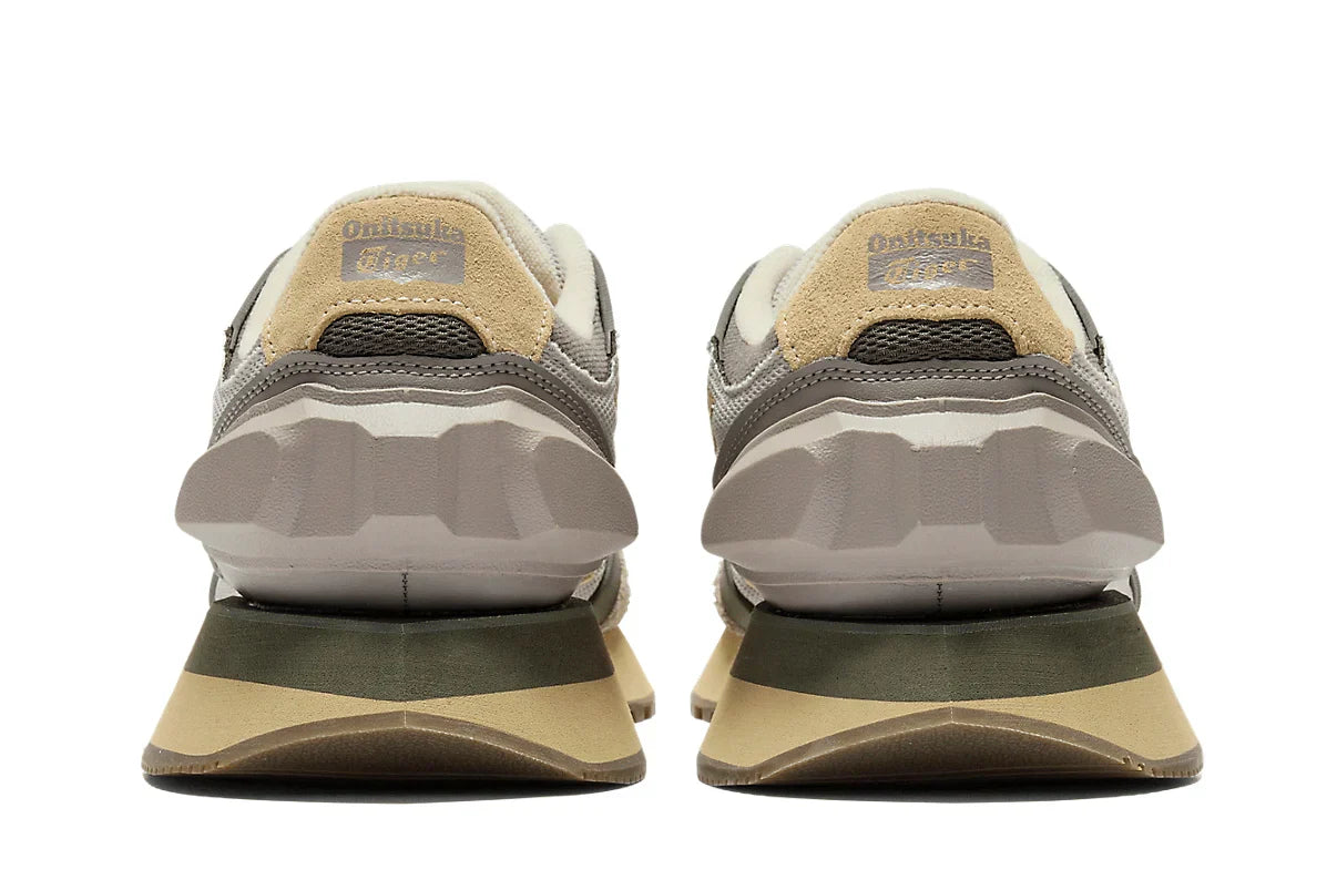 Tênis Onitsuka Tiger Moage Co Oyster Grey/Feather Grey Cinza detalhe frontal