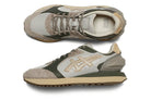 Tênis Onitsuka Tiger Moage Co Oyster Grey/Feather Grey Cinza detalhe do material