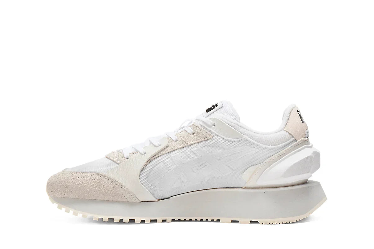 Tênis Onitsuka Tiger Moage White/White Branco detalhe frontal