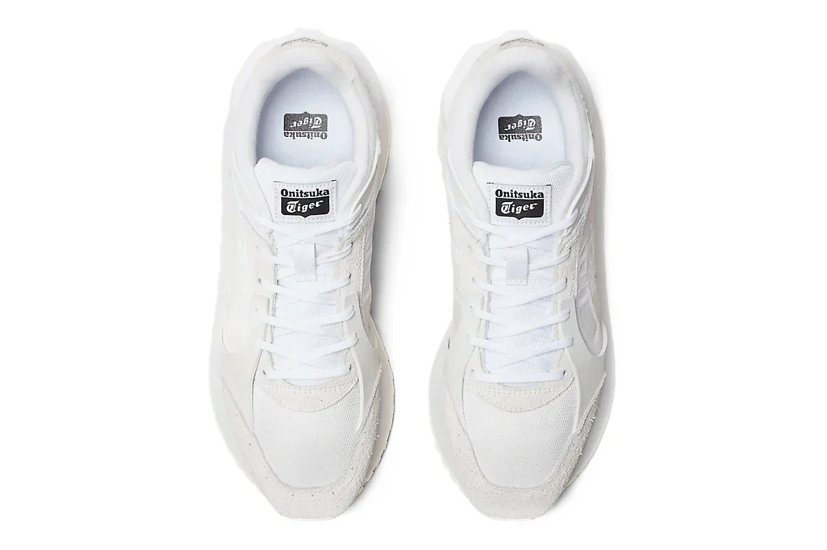 Tênis Onitsuka Tiger Moage White/White Branco vista traseira