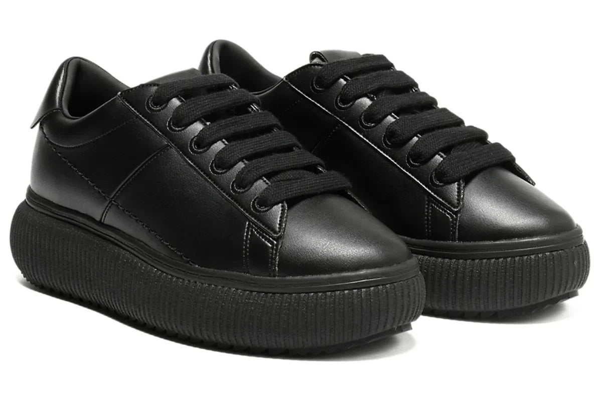 Tênis Onitsuka Tiger Otiger Court Black/Black Preto vista superior