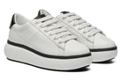 Tênis Onitsuka Tiger Otiger Court White/Black Branco vista superior