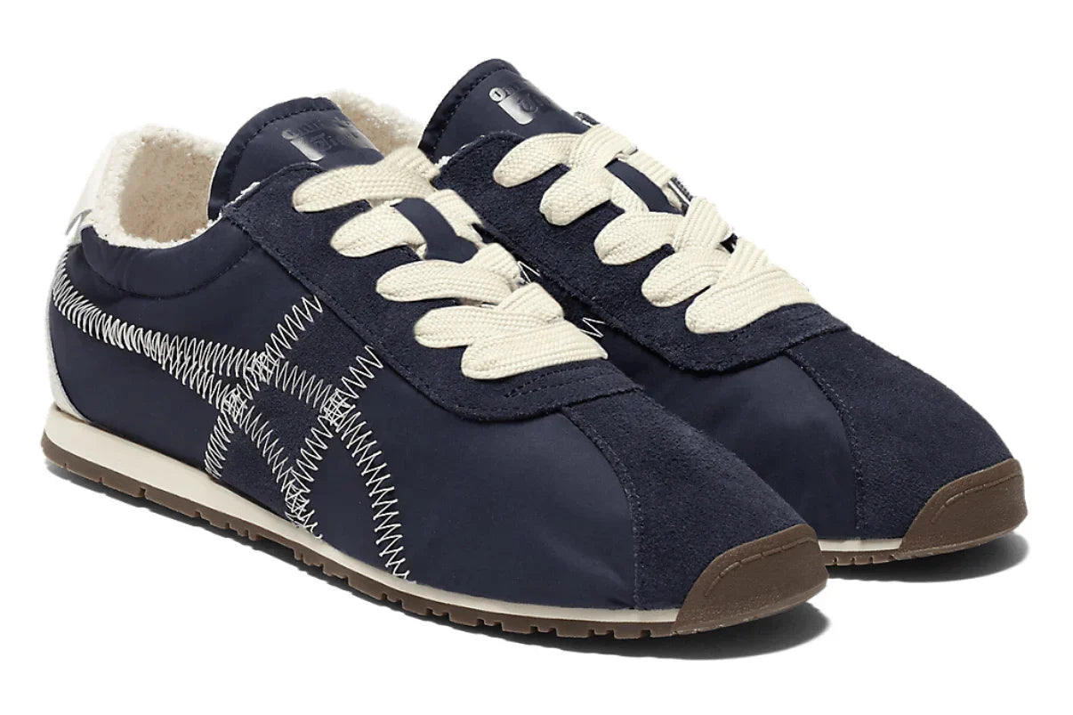 Tênis Onitsuka Tiger Tiger Corsair A55 Black Cream Preto detalhe interno