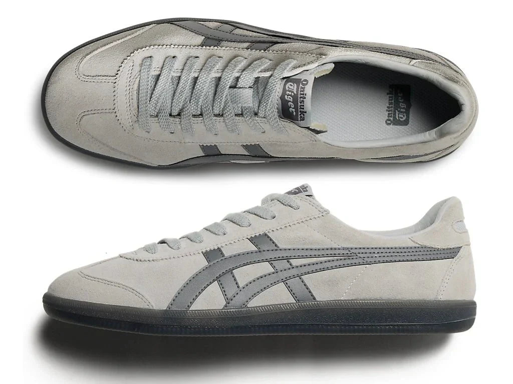 Tênis Onitsuka Tiger Tokuten Cinza detalhe do material