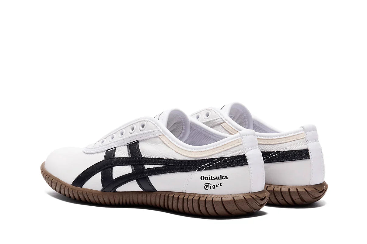 Tênis Onitsuka Tiger Tsunahiki Slip-On White/Black Branco detalhe do solado