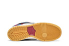 Tênis Parra x Nike SB Dunk Low Pro Abstract Art Colorido vista traseira