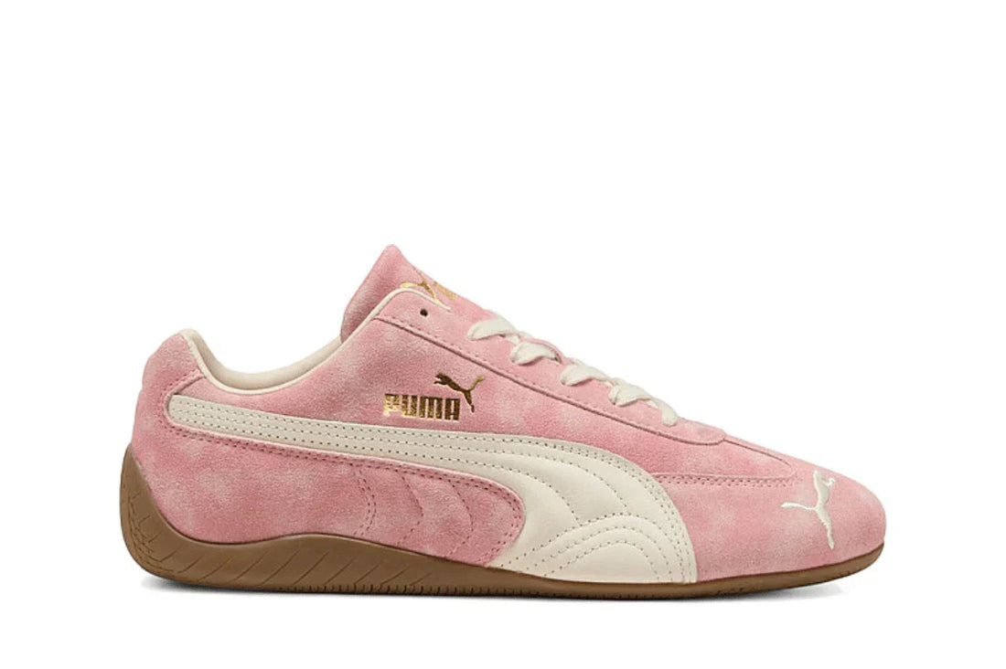 Tênis Puma Speedcat Faded Carnation Pink Alpine Snow Rosa vista lateral