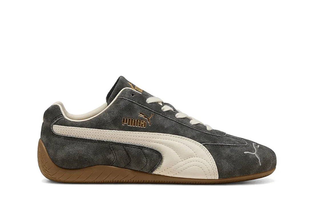 Tênis Puma Speedcat Faded Cast Iron Alpine Snow Cinza vista lateral
