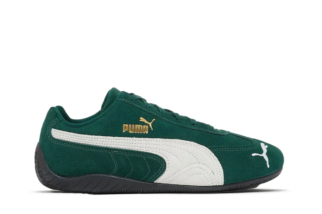 Tênis Puma Speedcat OG Dark Myrtle White Verde vista lateral