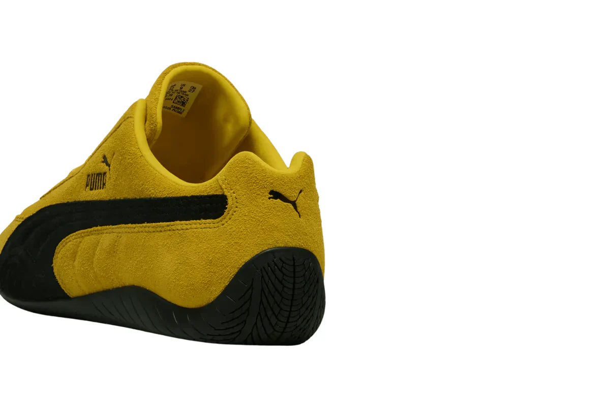 Tênis Puma Speedcat OG Pelé Yellow Black Amarelo vista traseira