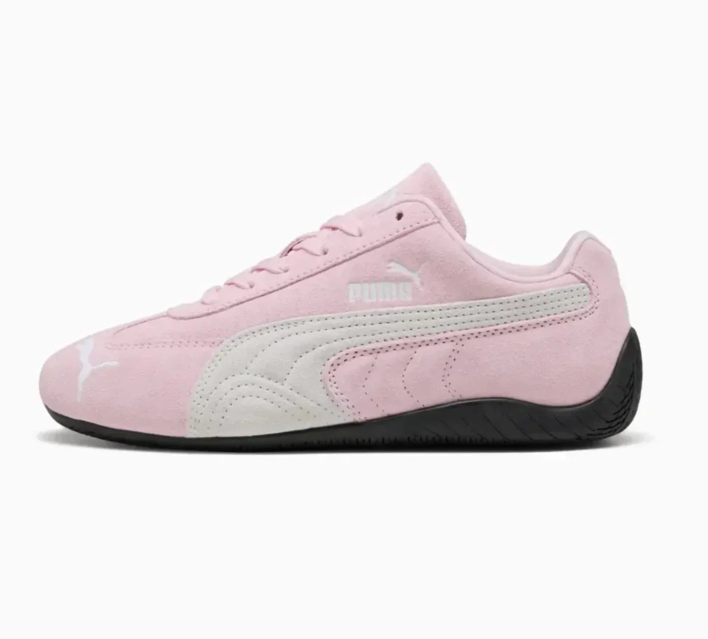 Tênis Puma Speedcat OG Pink White Rosa detalhe do material