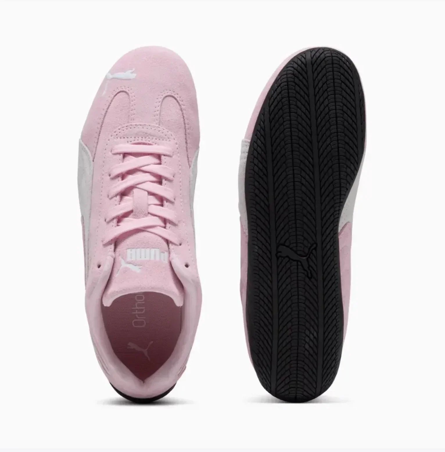 Tênis Puma Speedcat OG Pink White Rosa vista traseira