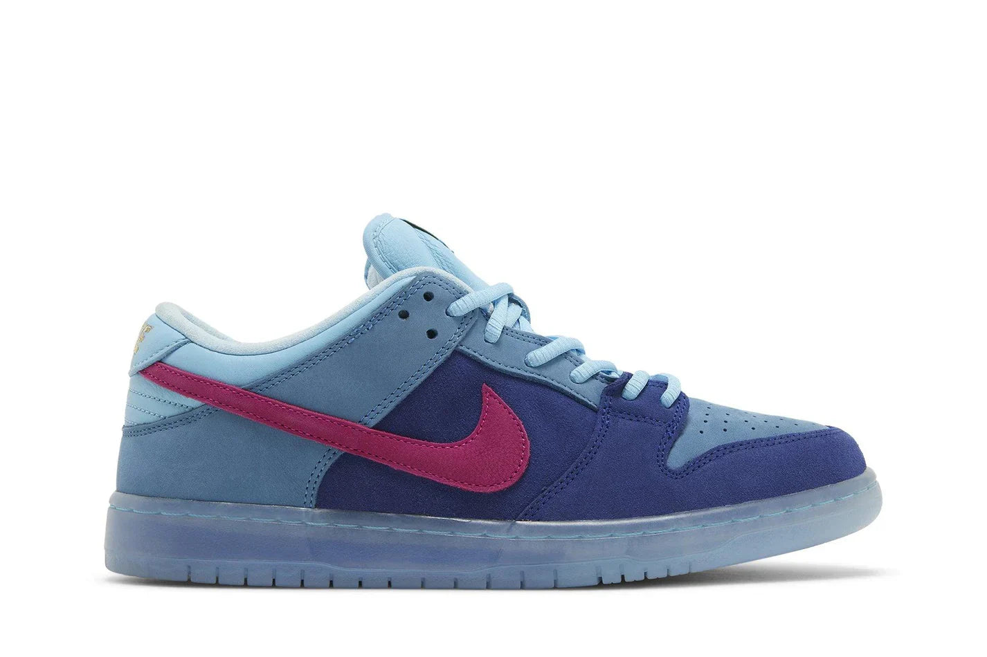 Tênis Run The Jewels x Dunk Low SB 4/20 Azul vista superior