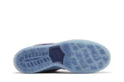 Tênis Run The Jewels x Dunk Low SB 4/20 Azul detalhe do material