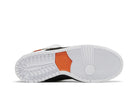 Tênis TIGHTBOOTH x Nike SB Dunk Low Pro Black White Preto detalhe do material