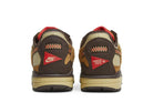 Tênis Travis Scott x Nike Air Max 1 Cactus Brown Marrom vista traseira