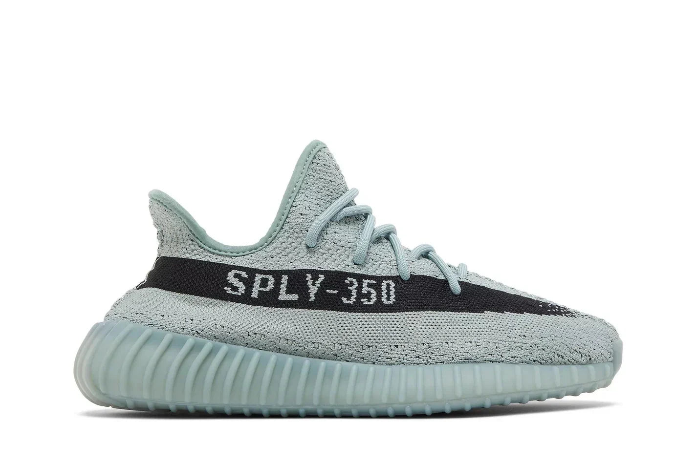 Tênis Yeezy Boost 350 V2 Salt Verde vista lateral