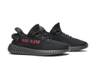 Tênis Yeezy Boost 350 v2 Black Red (Bred) Preto detalhe do solado