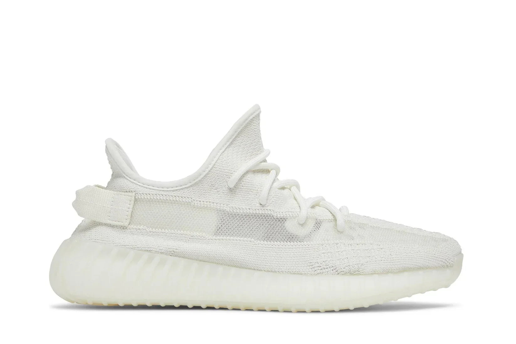 Tênis Yeezy Boost 350 V2 Bone Branco detalhe lateral