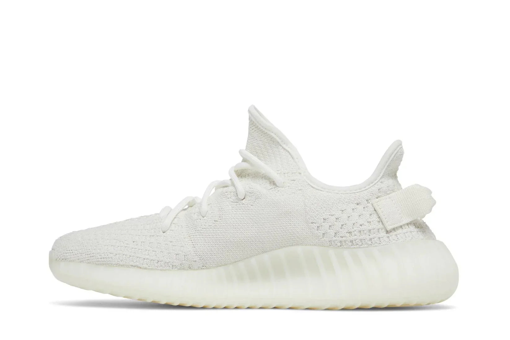 Tênis Yeezy Boost 350 V2 Bone Branco vista traseira