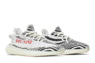 Tênis Yeezy Boost 350 v2 Zebra Branco detalhe do material