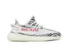 Tênis Yeezy Boost 350 v2 Zebra Branco vista superior